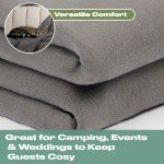 Super Soft Charcoal Grey Fleece Dog Blanket