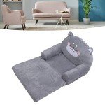 Zerodis Cartoon Gray Dog Toddler Sofa Chair