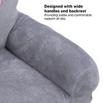 Zerodis Cartoon Gray Dog Toddler Sofa Chair