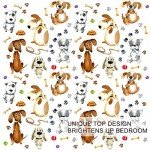 Cute Cartoon Dog Duvet Cover Set for Kids