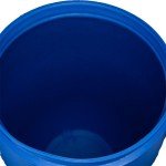 Blue 220L Plastic Storage Barrel with Lid