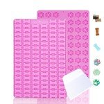 Silicone Non-Stick Dog Treat Baking Mats - 2 Piece
