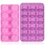Dog Paw & Bone Silicone Molds Set, 10 & 18 Cavity