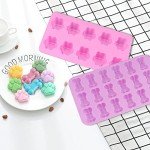 Dog Paw & Bone Silicone Molds Set, 10 & 18 Cavity