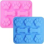 Silicone Paw Print Molds for Dog Treats