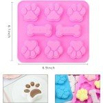 Silicone Paw Print Molds for Dog Treats