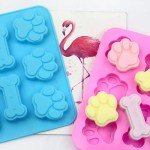 Silicone Paw Print Molds for Dog Treats