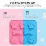 3-Piece Dog Paw & Bone Silicone Molds Set