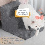 3-Step Non-Slip Dog Stairs for Small Pets