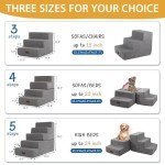 3-Step Non-Slip Dog Stairs for Small Pets