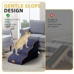 3-Step Foam Dog Stairs for Small Dogs