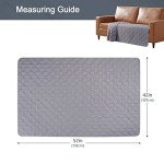 Reversible Waterproof Dog Sofa Cover - Pale Grey