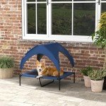 Cooling Raised Dog Bed for Medium & Large Dogs