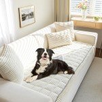 Corduroy Dog Couch Cover - Non-Slip & Washable