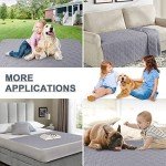 Reversible Waterproof Dog Sofa Cover - Pale Grey