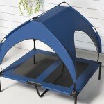 Cooling Raised Dog Bed for Medium & Large Dogs