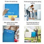 Pet Hair Laundry Bag - Large, Blue