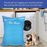 Pet Hair Laundry Bag - Large, Blue
