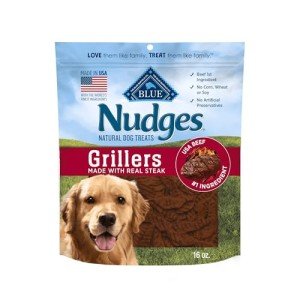 Blue Buffalo Nudges Natural Dog Treats with Steak