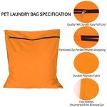 Aoliandatong Orange Pet Hair Laundry Bag