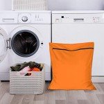 Aoliandatong Orange Pet Hair Laundry Bag