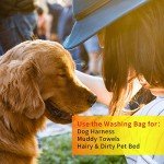 Aoliandatong Orange Pet Hair Laundry Bag