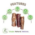 Nature Gnaws Beef Trachea Chews for Dogs - 3 Pack
