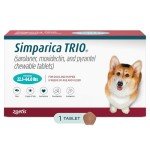 Simparica Trio Chewable for Dogs, 22-44 lbs