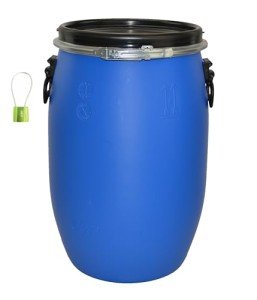 Blue 60L Food Grade Storage Barrel with Lid