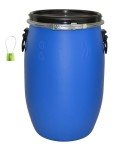 Blue 60L Food Grade Storage Barrel with Lid