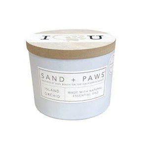 Island Orchid Scented Candle for Dog Lovers