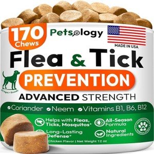 Natural Flea and Tick Prevention Chews for Dogs