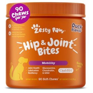 Zesty Paws Duck Flavored Hip & Joint Chews