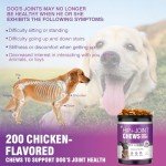 Chicken Flavor Joint Support Chews for Dogs