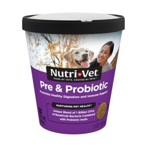Nutri-Vet Dog Probiotics Chews for Digestive Health