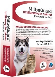 MilbeGuard Flavored Tablets for Dogs and Cats