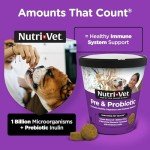 Nutri-Vet Dog Probiotics Chews for Digestive Health