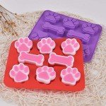 Dog Paw & Bone Silicone Baking Moulds Set