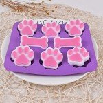 Dog Paw & Bone Silicone Baking Moulds Set