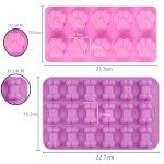Paw and Bone Silicone Molds for Dogs