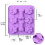 Dog Paw & Bone Silicone Baking Moulds Set