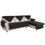 Non-Slip Velvet Sofa Cover for Dogs - Chocolate