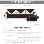 Non-Slip Velvet Sofa Cover for Dogs - Chocolate