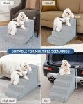 4-Step Foam Dog Stairs for Small Pets
