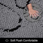 Soft Non-Slip Dog Door Mat - Grey 24"x36