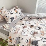 Cute Dog Duvet Cover Set for Kids