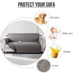 Water Resistant 3-Seater Sofa Cover - Grey