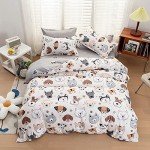 Cute Dog Duvet Cover Set for Kids