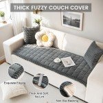 Corduroy Dog Couch Cover - Thick, Washable & Non-Slip