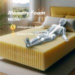 Memory Foam Dog Bed & Cushion Insert - 45x50cm